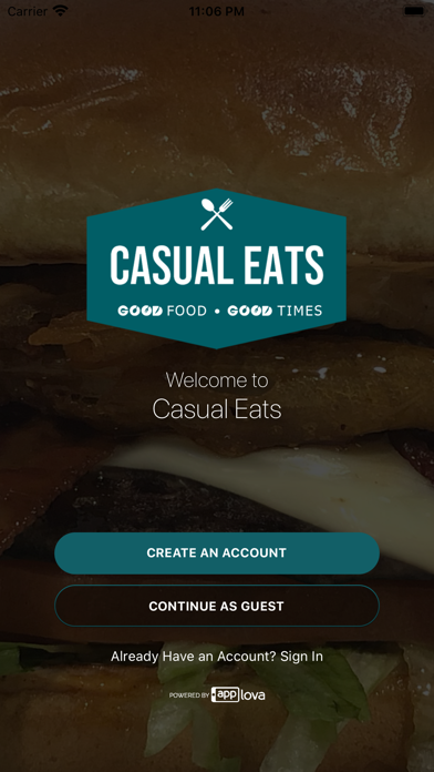 Casual Eats Screenshot
