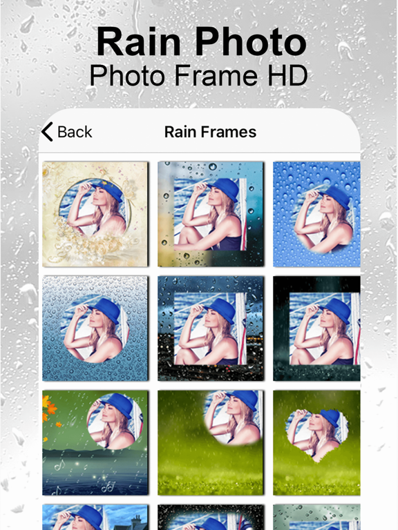 Screenshot #5 pour Rain Photo Frames