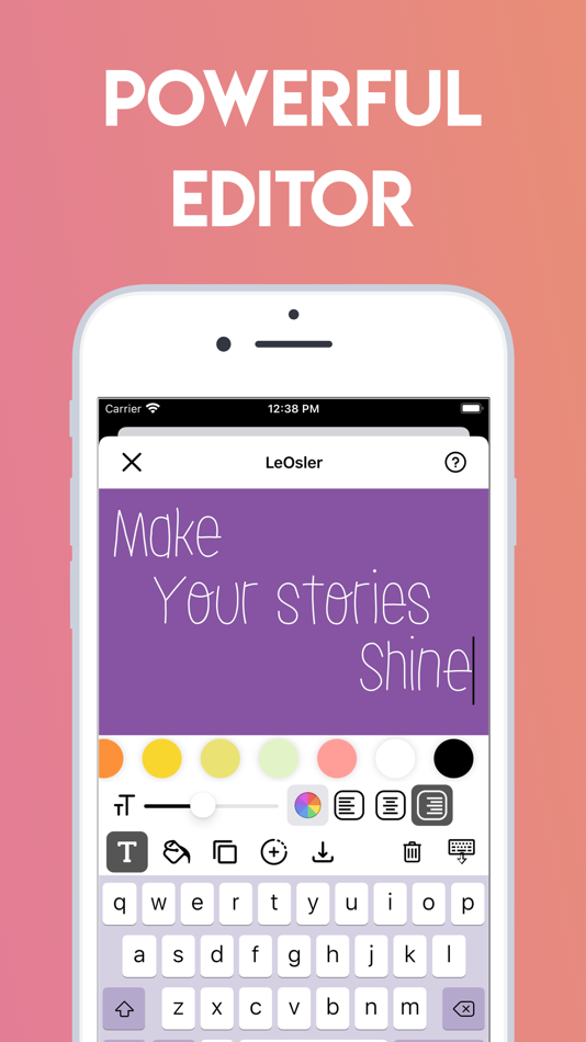 #5. Fancy Fonts for Stories (iOS) 由: Michael Galperin