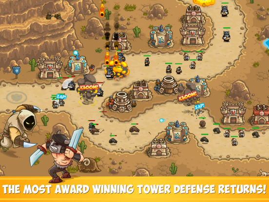 Kingdom Rush Frontiers TD HD iPad app afbeelding 1