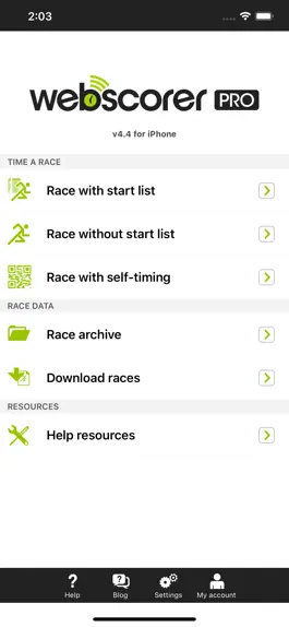 Game screenshot Webscorer Race Timer mod apk