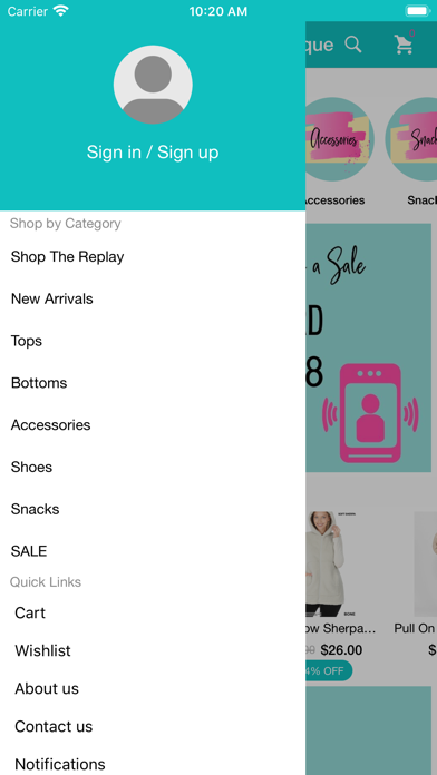 Sunshine Sisters Boutique Screenshot