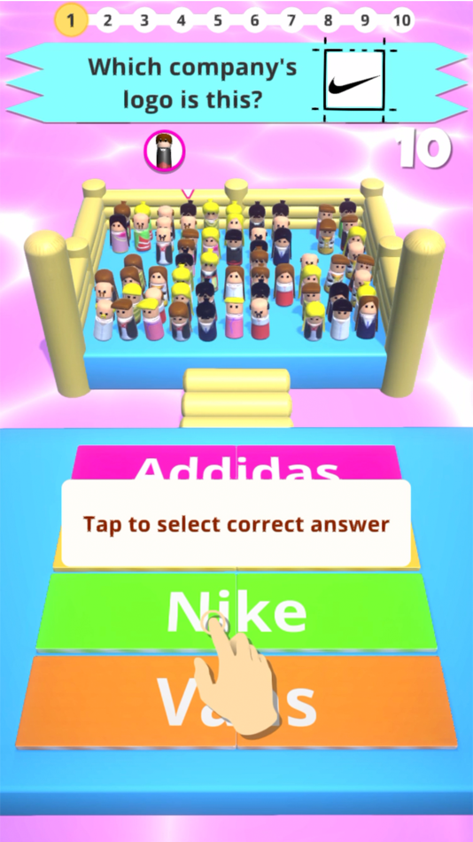 #1. Trivia.io Confetti (iOS) 由: Ngan Do