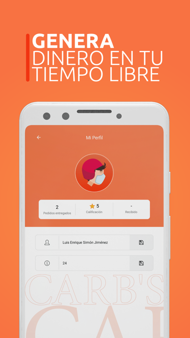 CARBS Repartidores Screenshot
