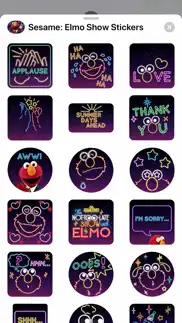 sesame: elmo show stickers iphone screenshot 2