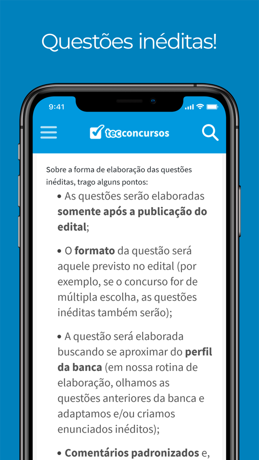 #6. Tec Concursos (iOS) 由: TECH TREINAMENTOS E ENSINO A DISTANCIA LTDA