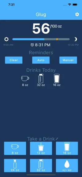 Game screenshot Glug: Drink Water Reminders mod apk