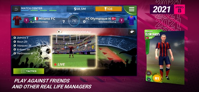 Pro 11 - Football Manager Game on the App Store