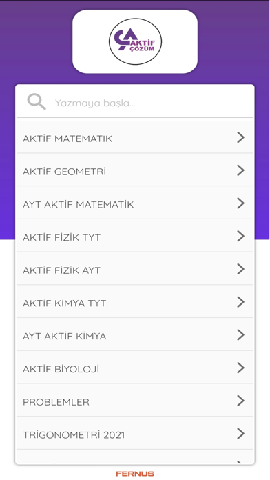 Aktif Çözüm Screenshot