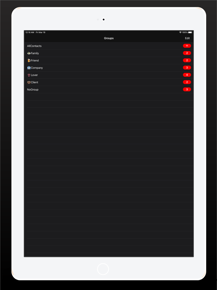 Contacts Grouping Lite