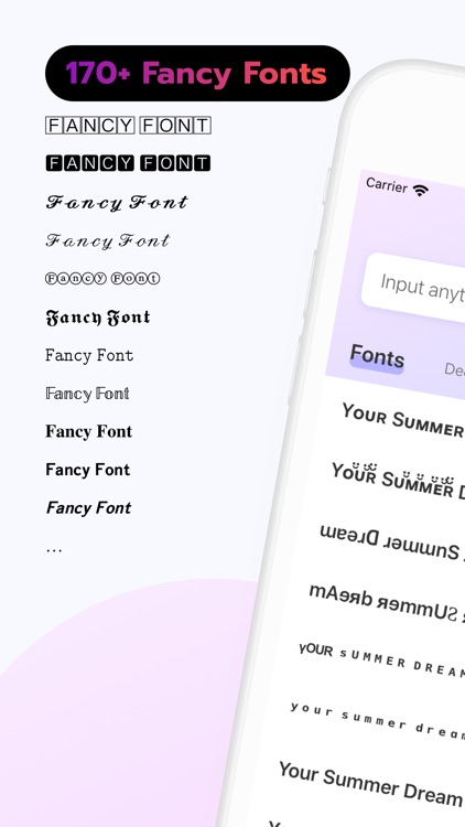 Fonts for iPhones by MD Studio