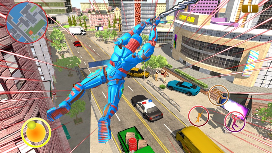 #2. Robot Rope Hero : Web Shooter (iOS) 由: Arsa Khalid