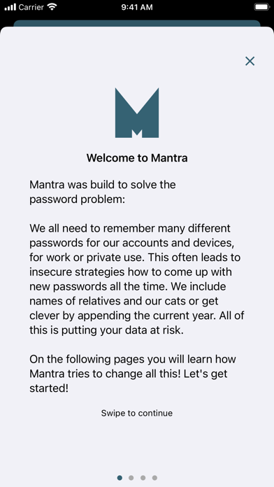 Mantra. Screenshot