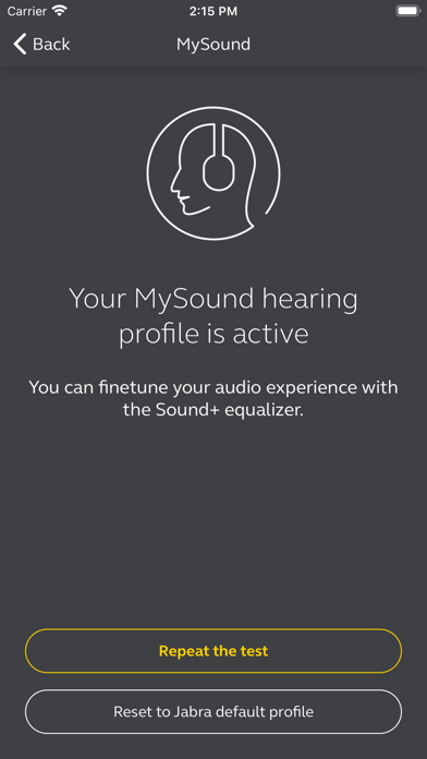 Jabra Sound+ Screenshot