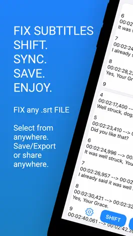 Game screenshot SubShifter - Fix subtitles SRT mod apk