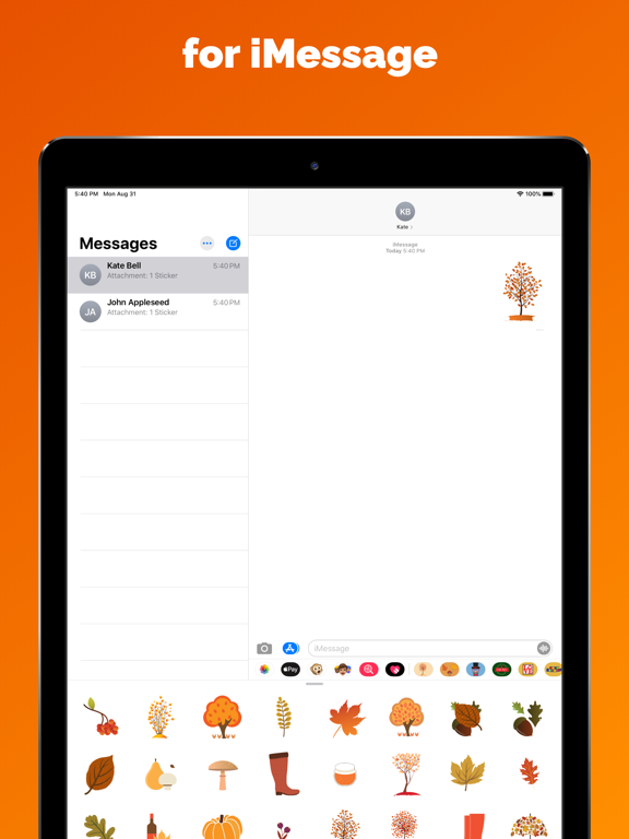 Screenshot #6 pour Autocollants & emoji d'automne