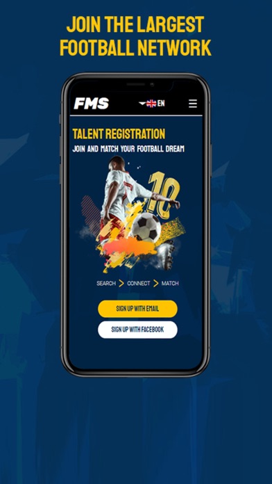 Football Matching Services Screenshot