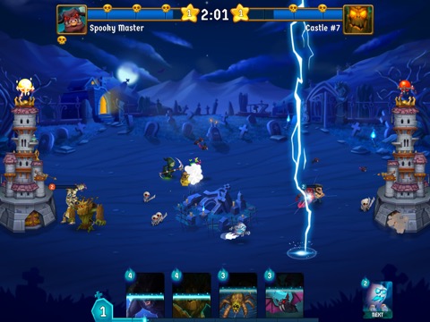 Spooky Wars - 城の防衛戦略ゲームのおすすめ画像3
