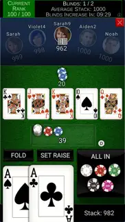 offline tournament poker iphone screenshot 2