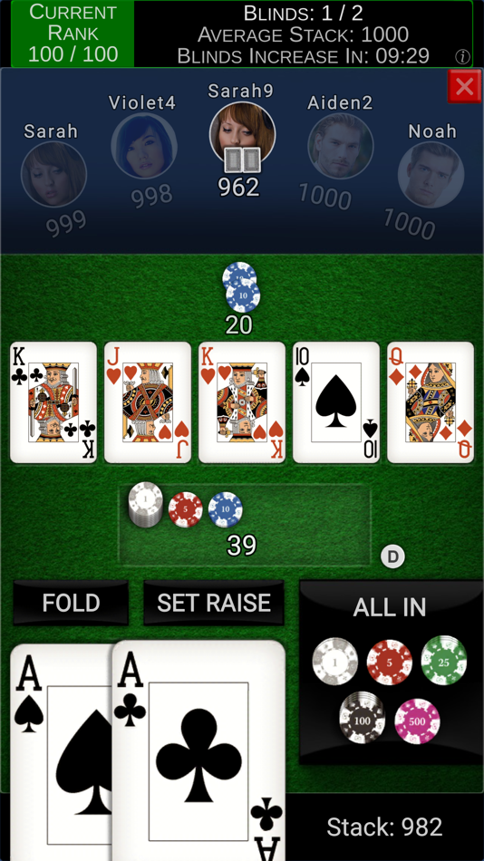#2. Offline Tournament Poker (iOS) 由: The Othernet, LLC