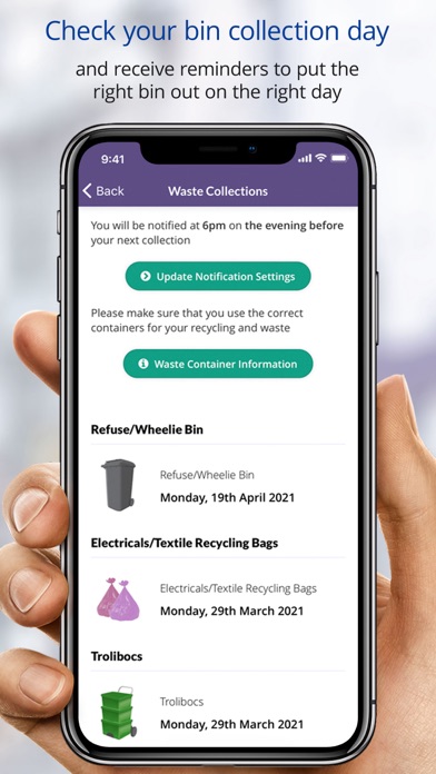 Conwy County Borough Council Screenshot