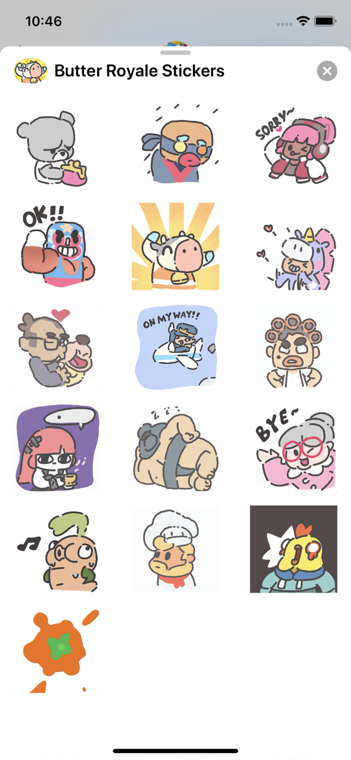 Butter Royale Stickers