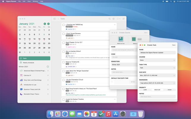 Sigma Planner Screenshot