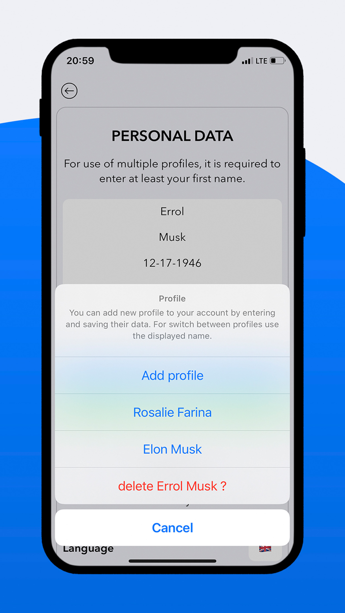 MeinData - personal data safe
