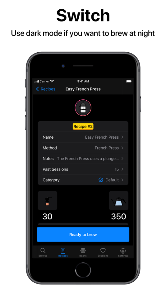 #9. Barista - Coffee Timer (iOS) 由: David Kim
