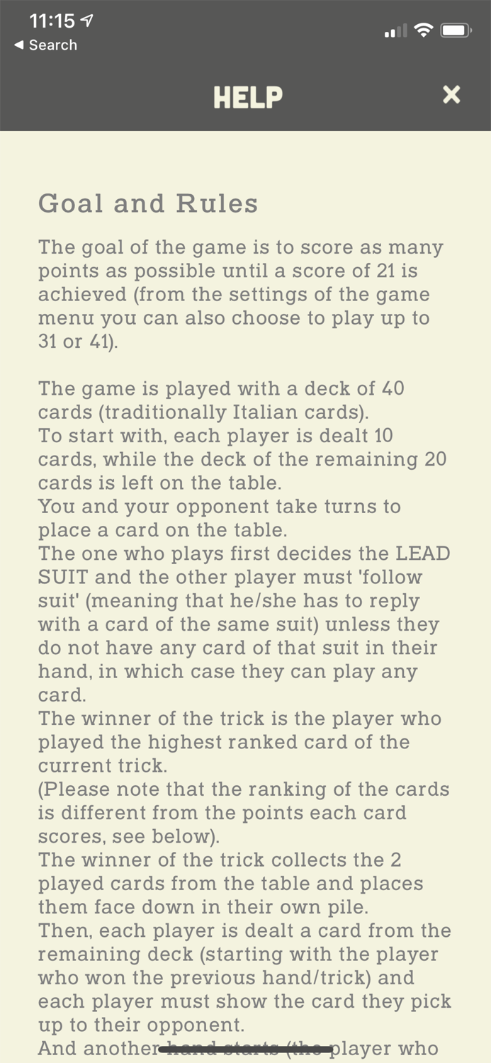 Tressette - Classic Card Games