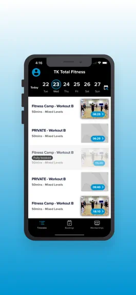 Game screenshot TK Total Fitness App apk