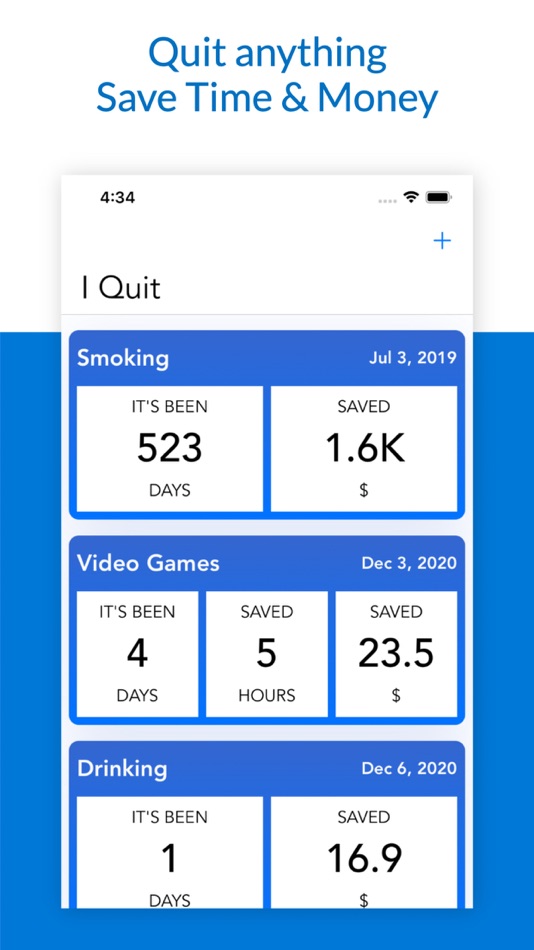 Quit Anything - X days since - 1.3 - (iOS)