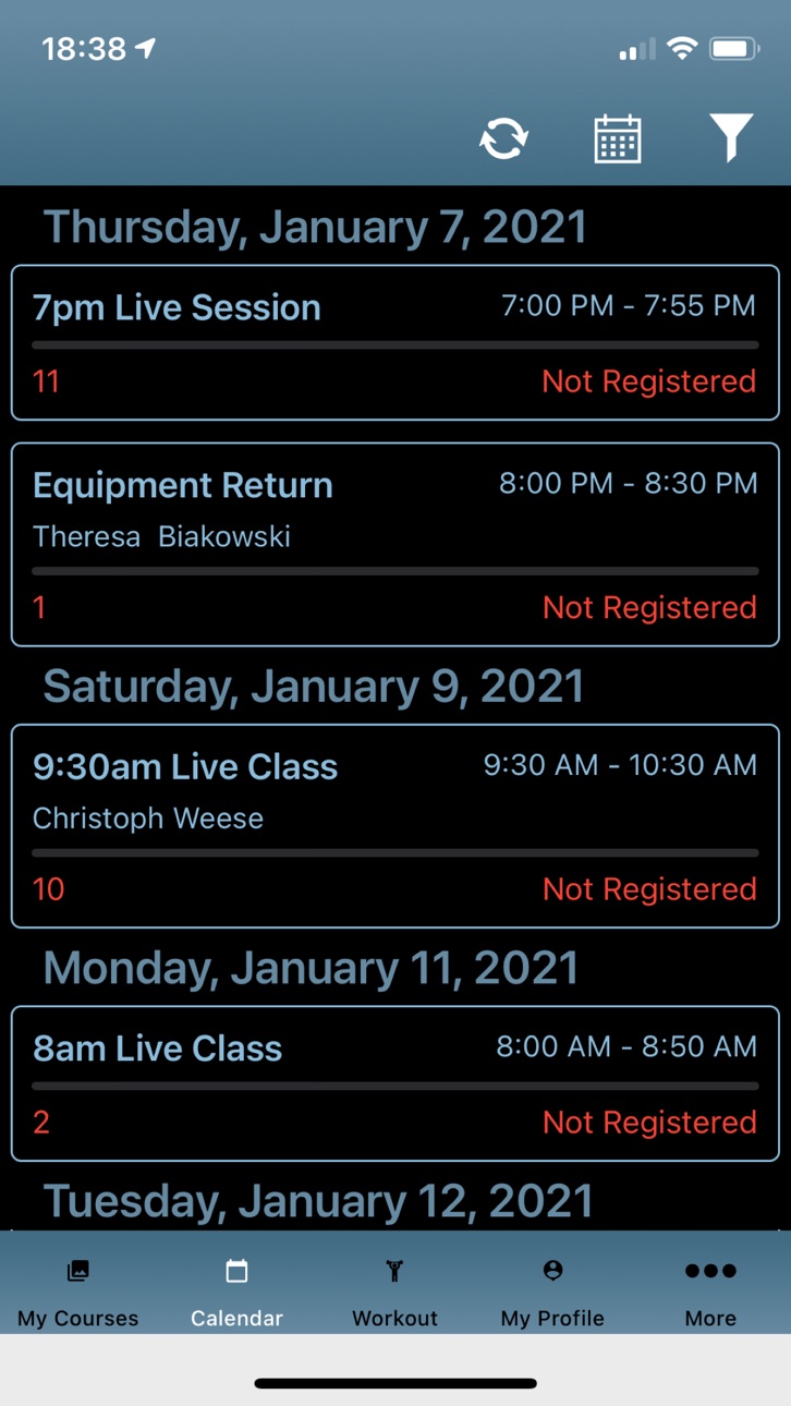 iPhone screenshot