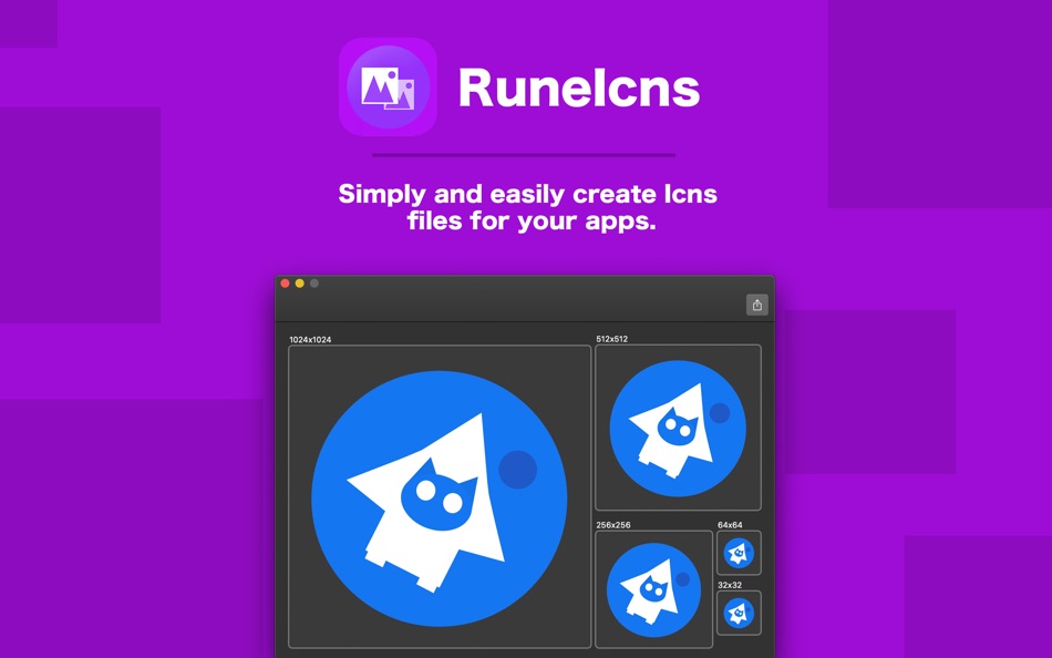 RuneIcns - Icns Maker - 1.0 - (macOS)