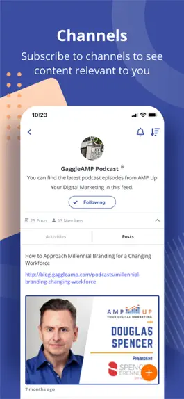 Game screenshot GaggleAMP - Social. Advocacy. hack