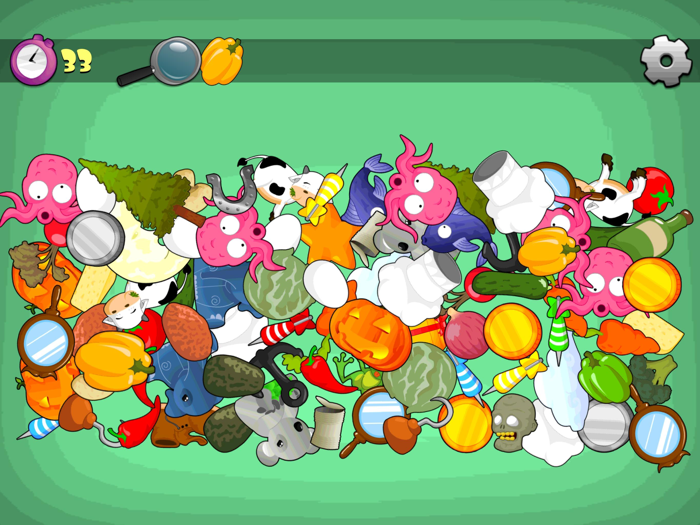 Hidden Objects. Chaos Room