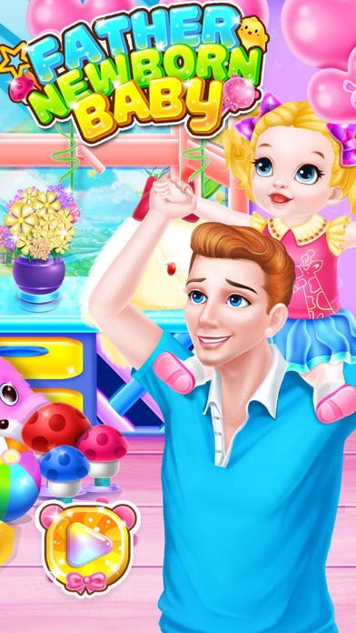 Father Care Newborn Baby Screenshot