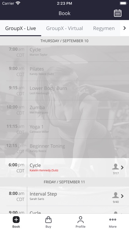 Bluewater Fitness App