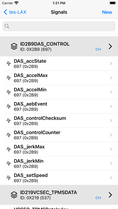 tes•LAX - CAN Bus Explorer screenshot 4