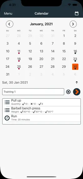 Game screenshot Workout Planner Pro+ apk
