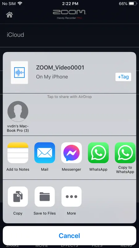 Handy Recorder PRO screenshot 8 of 10