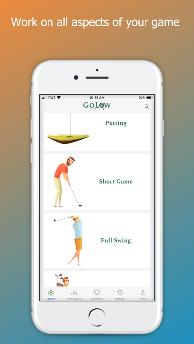GoLow Golf: Audio Lessons Screenshot