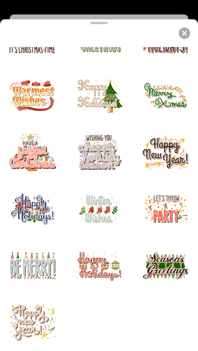 Happy Holidays Fireworks Screenshot