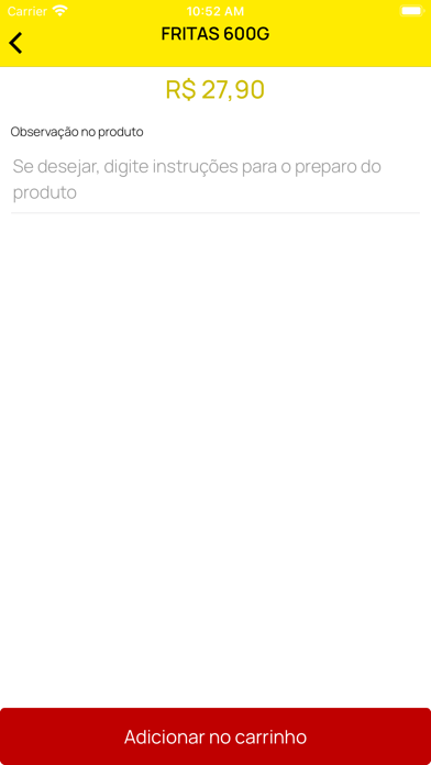Amarelinho Burger's Screenshot