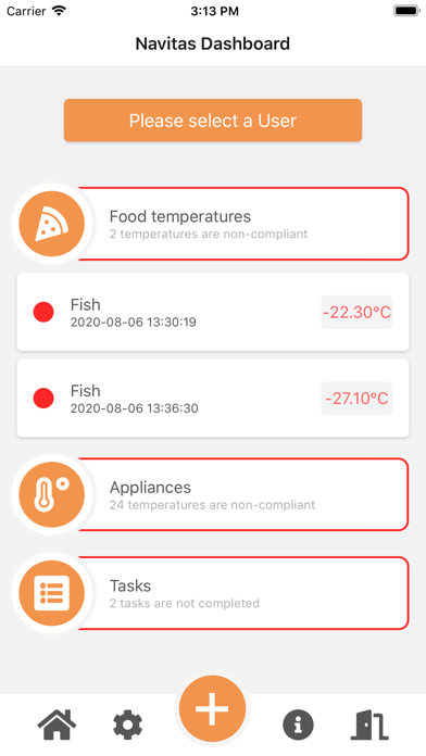 Navitas Digital Food Safety Screenshot