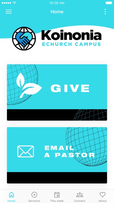 Koinonia EChurch Screenshot