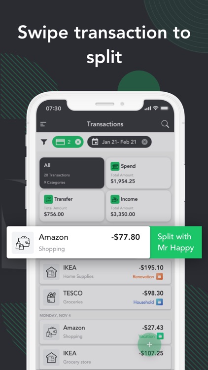 Monshare: Splitting bills app screenshot-3