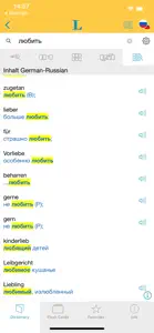 Big German Russian Dictionary screenshot #1 for iPhone