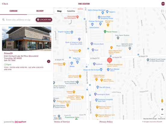 Prime29 iPad screenshot 3 - Food & Drink app