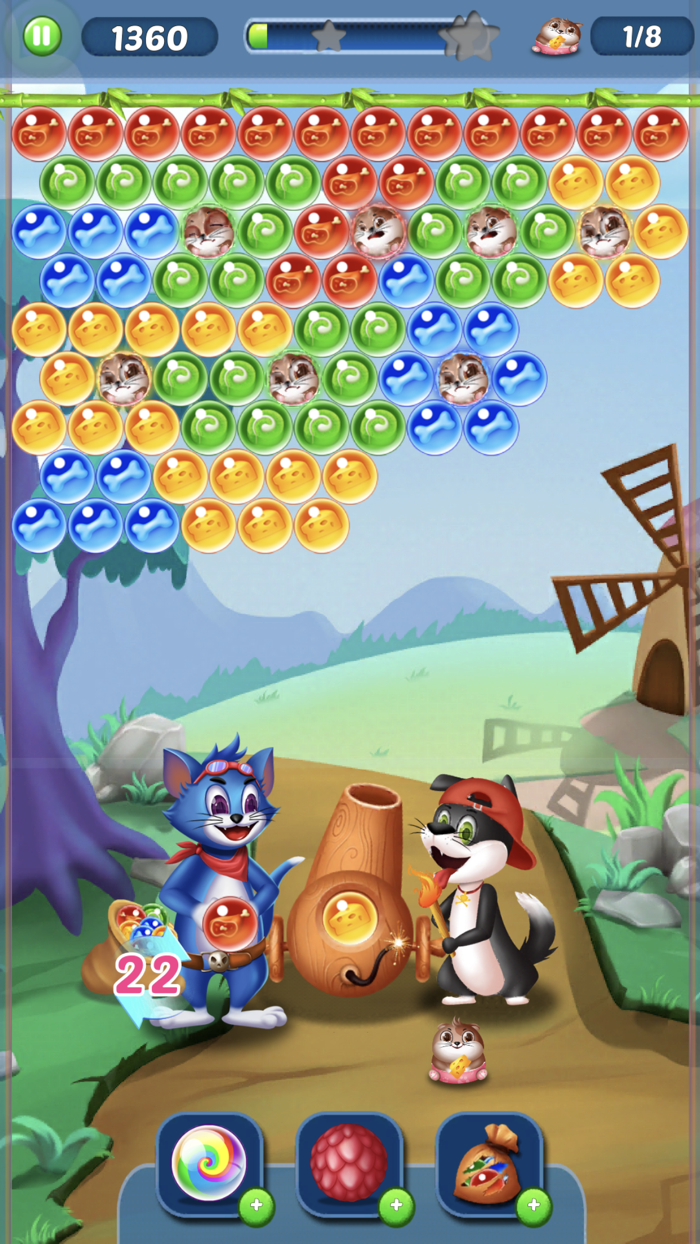 Tomcat Pop Bubble Shooter